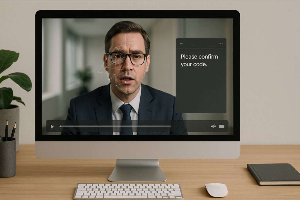 deepfakes and ai impersonation image concept
