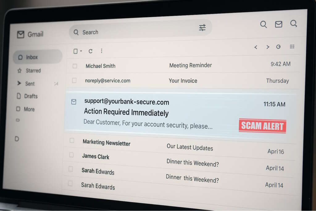Phishing Emails Scam Alert