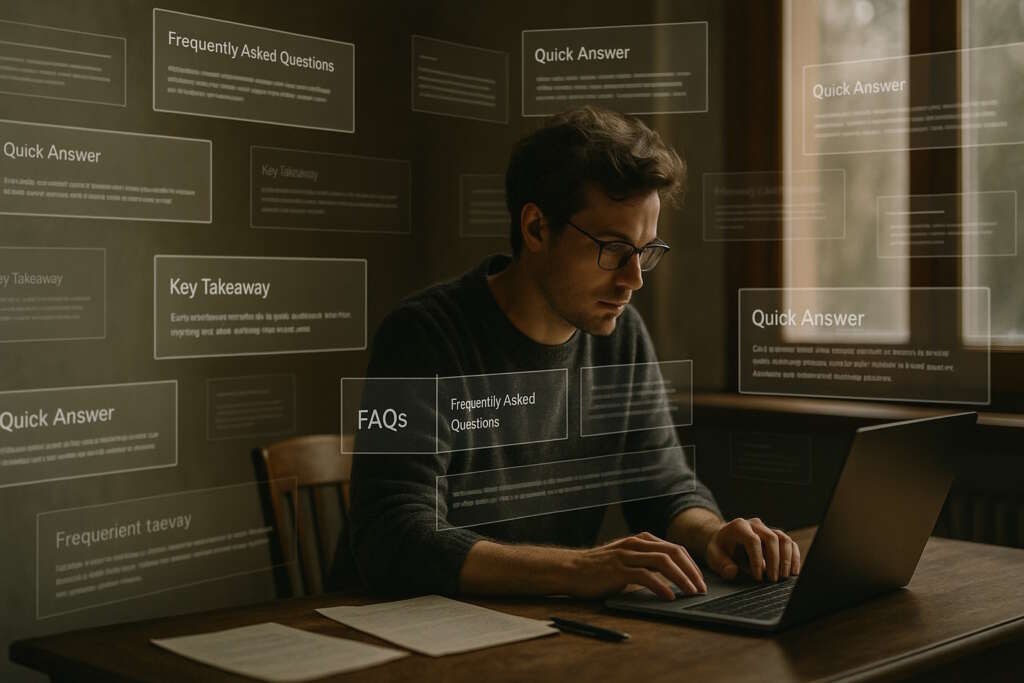 a man in front of a laptop