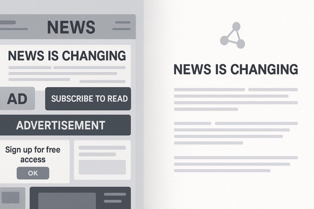 subscription news image concept